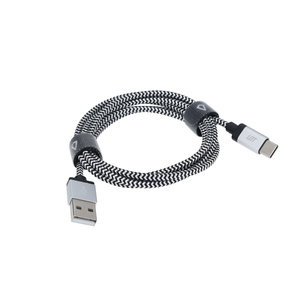 4 Ft. Braided Cable (USB-A to USB-C Cable)