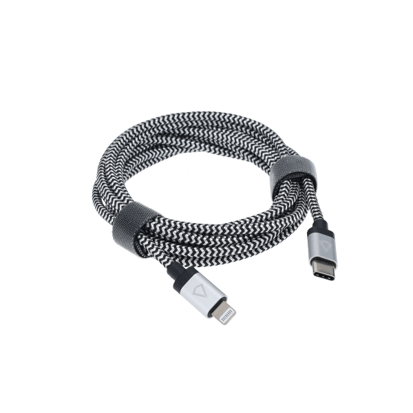 7 Ft. Braided Cable (USB-C to Lightning Cable)
