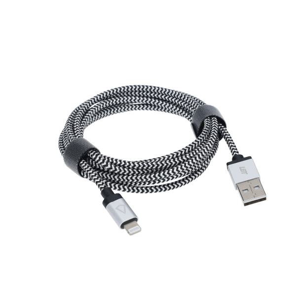7 Ft. Braided Cable (USB-A to Lightning Cable)