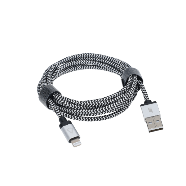 7 Ft. Braided Cable (USB-A to Lightning Cable)