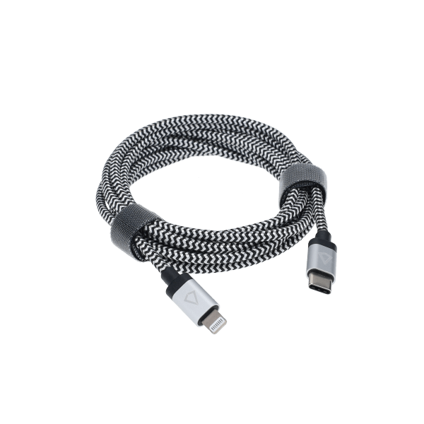 7 Ft. Braided Cable (USB-C to Lightning Cable)