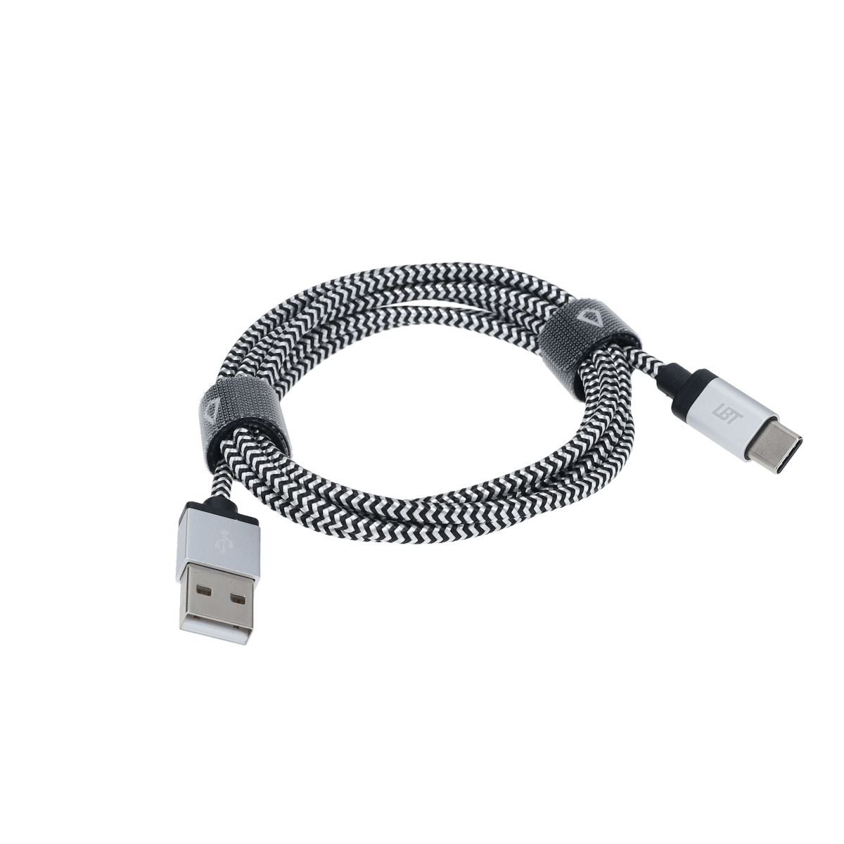 4 Ft. Braided Cable (USB-A to USB-C Cable)