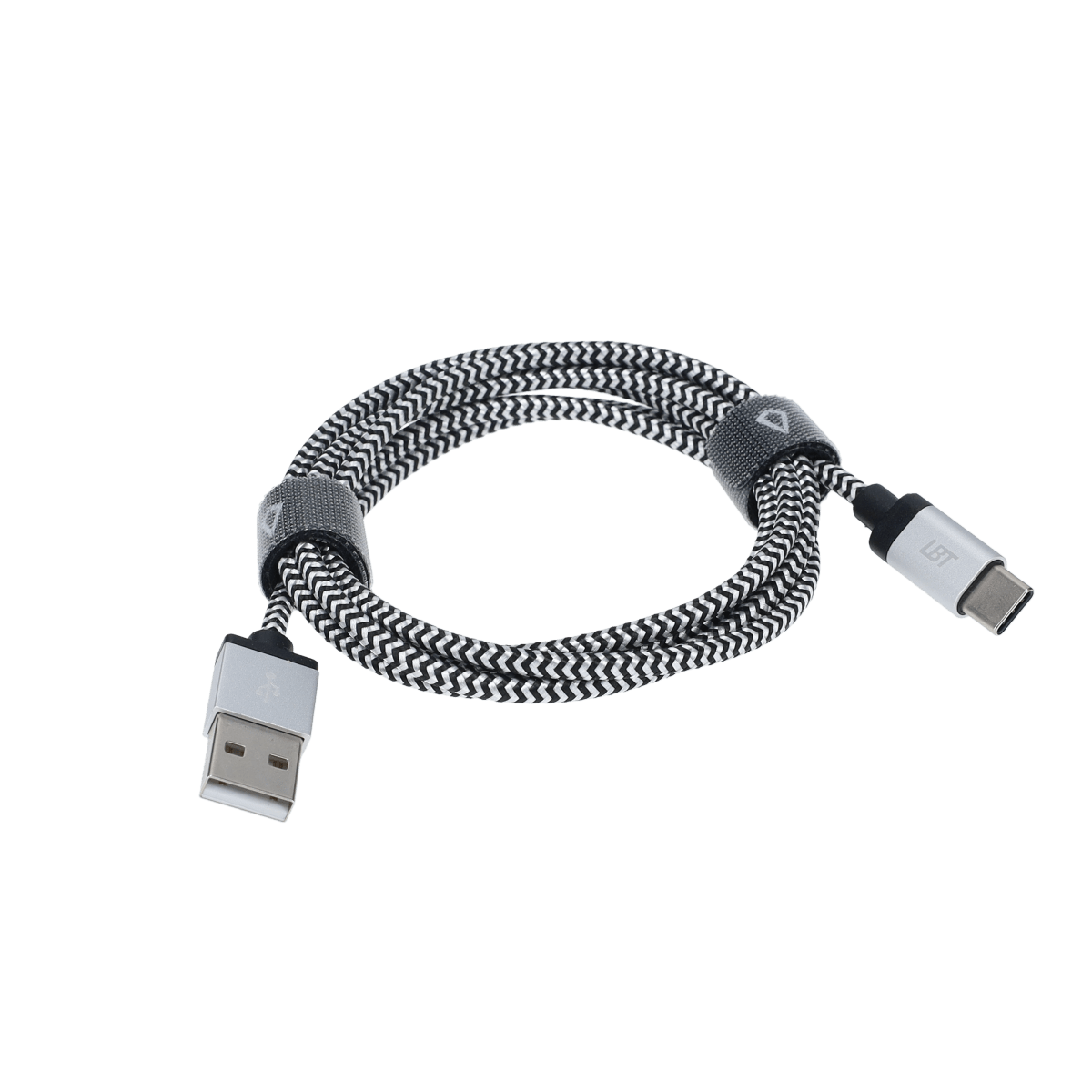 4 Ft. Braided Cable (USB-A to USB-C Cable)