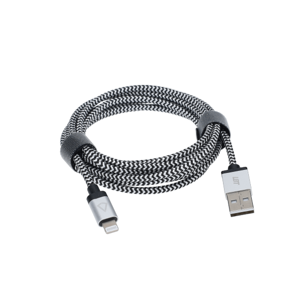 7 Ft. Braided Cable (USB-A to Lightning Cable)