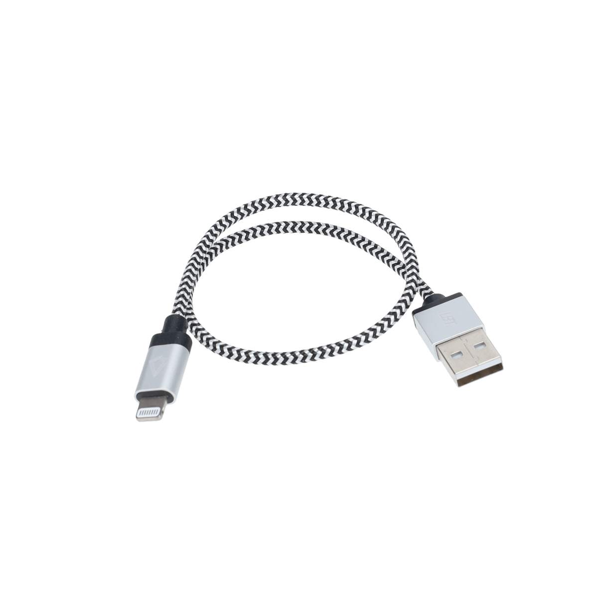 1 ft Braided Cable (USB-A to Lightning Cable)