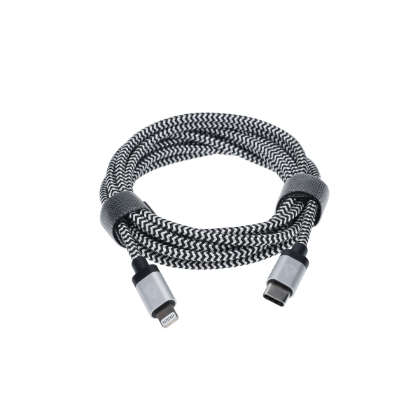 7 Ft. Braided Cable (USB-C to Lightning Cable)