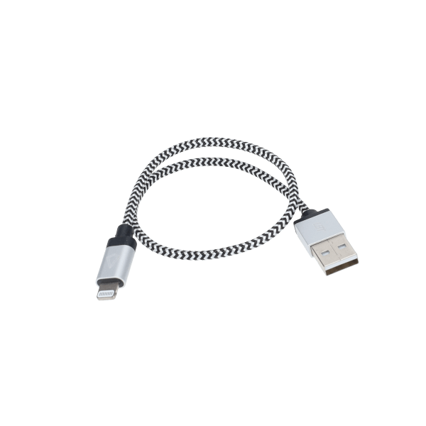 1 Ft. Braided Cable (USB-A to Lightning Cable)
