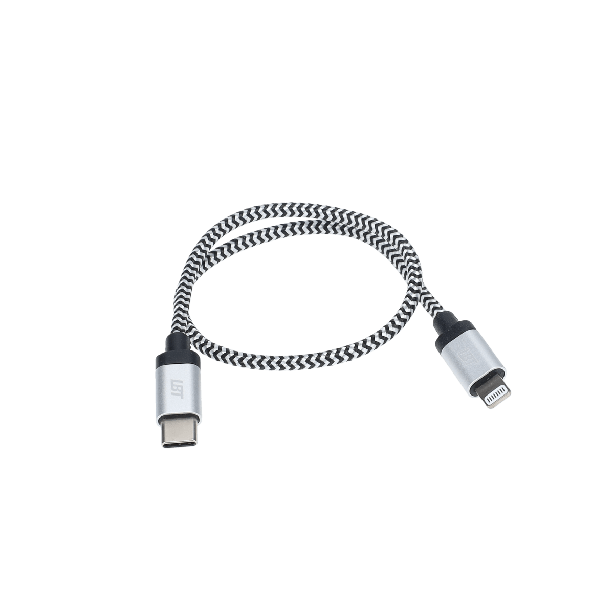 1 Ft. Braided Cable (USB-C to Lightning Cable)