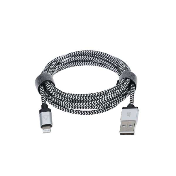 7 Ft. Braided Cable (USB-A to Lightning Cable)
