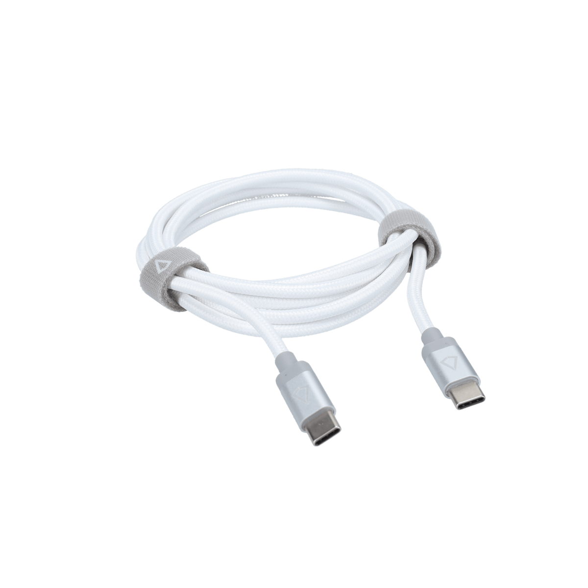 5 Ft. Braided White Cable (USB-C to USB-C)