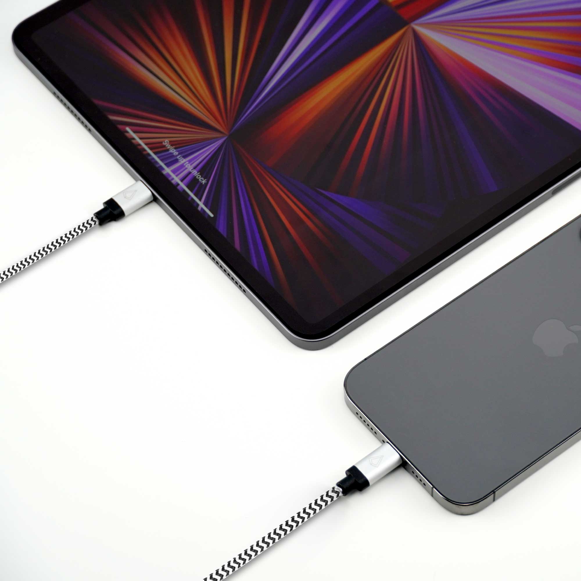 4 ft Braided Cable (USB-A to Lightning Cable)