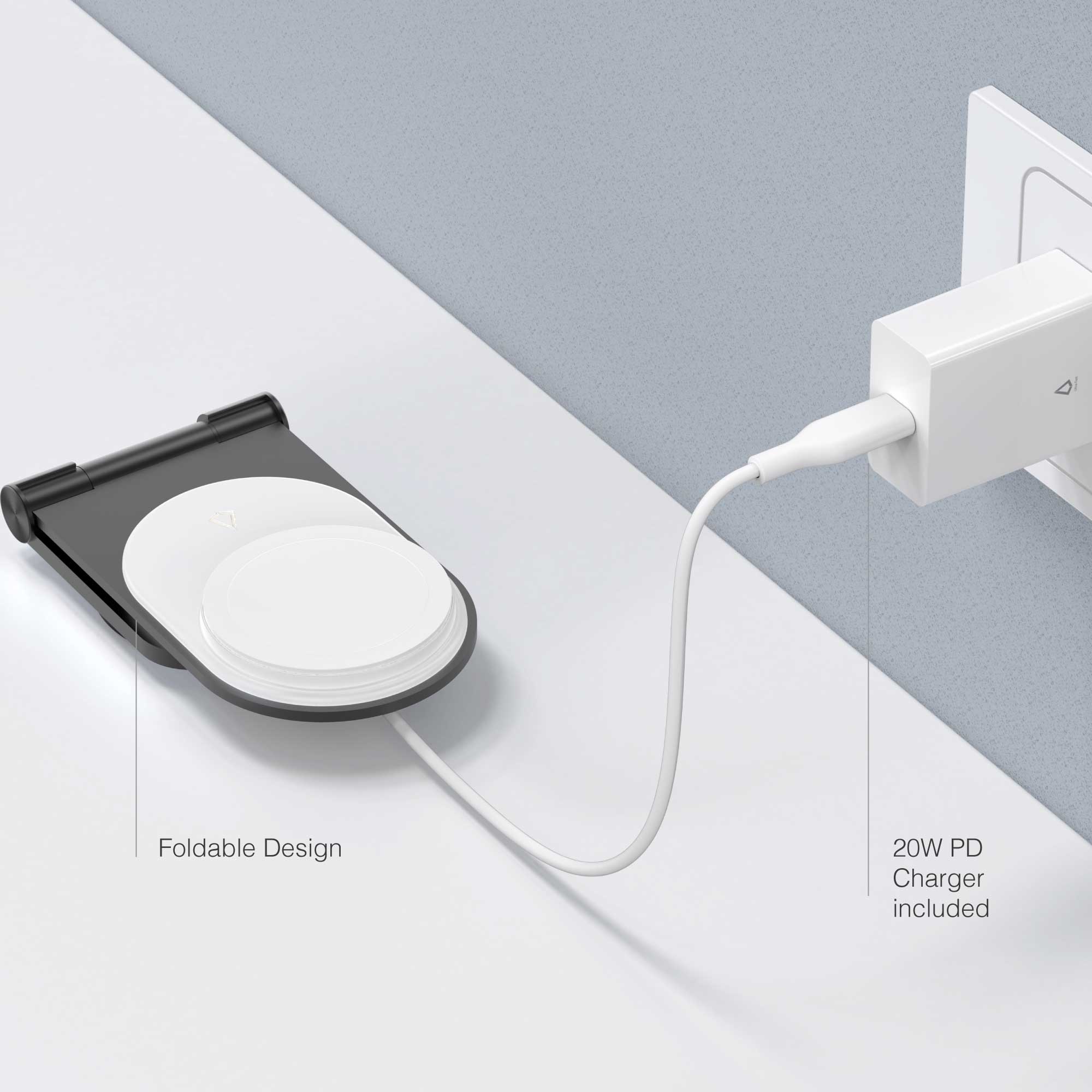 Mag Stream Stand (Midnight Black) Wireless Charger