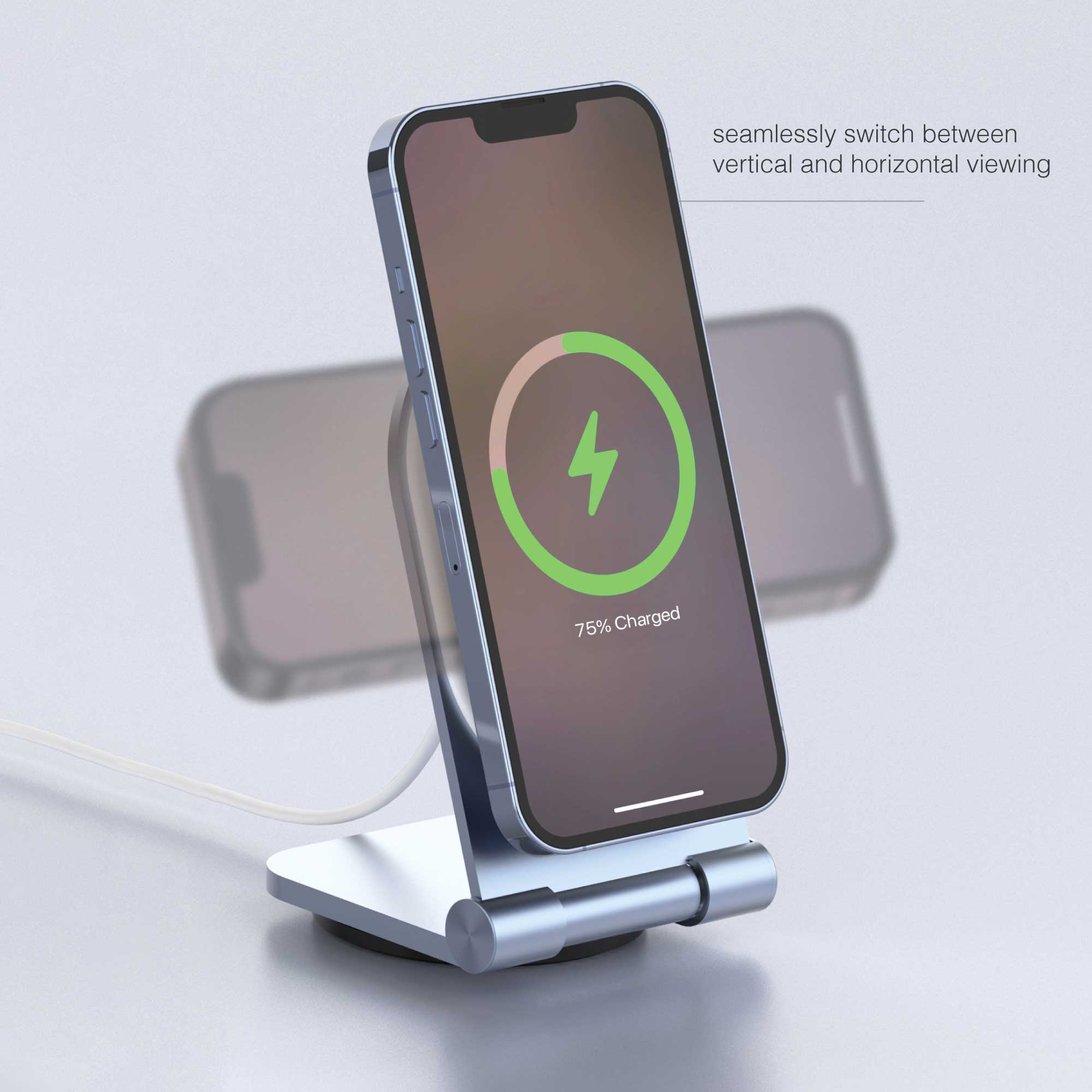 Mag Stream Stand (Sierra Blue) Wireless Charger