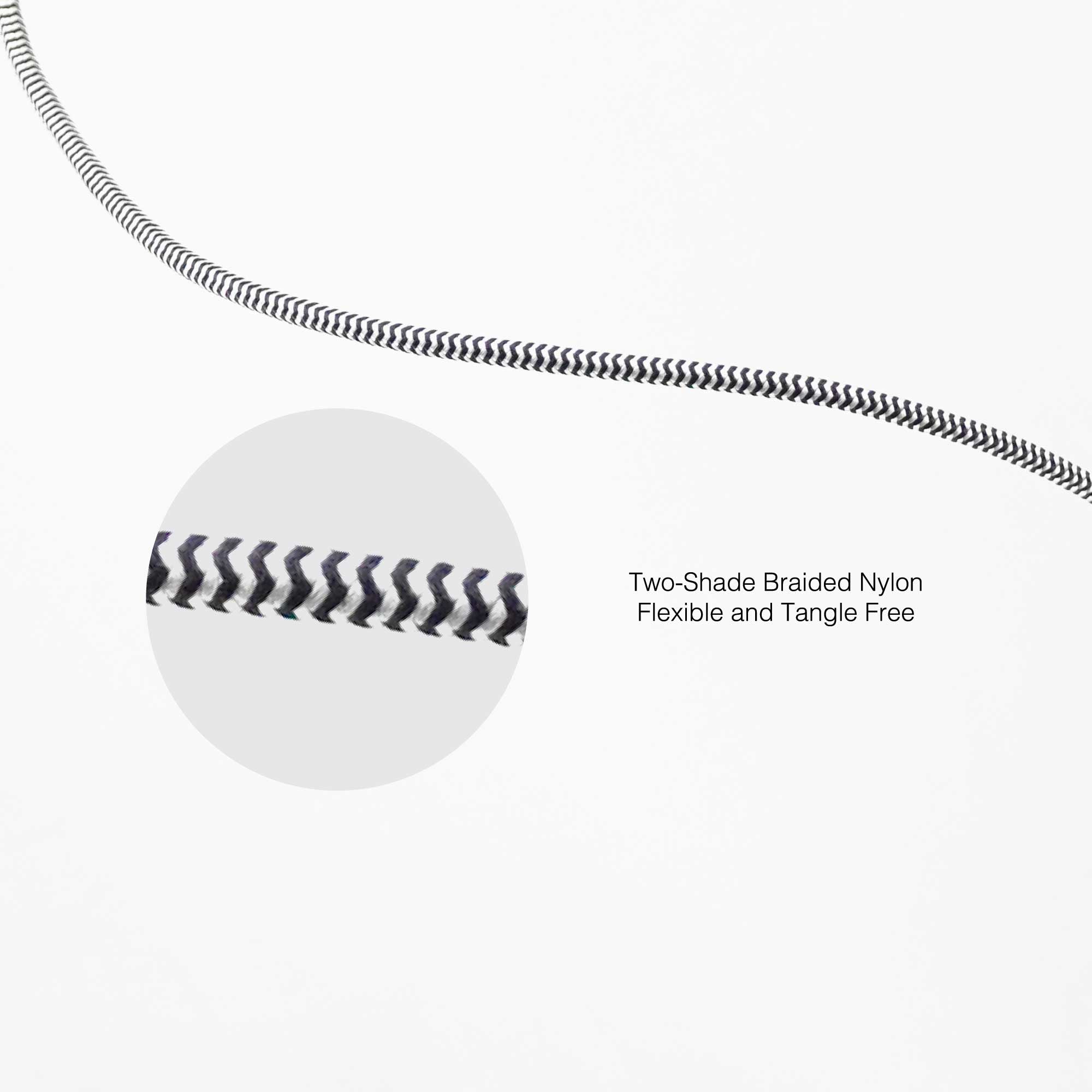 10 ft Braided Cable (USB-A to USB-C Cable)