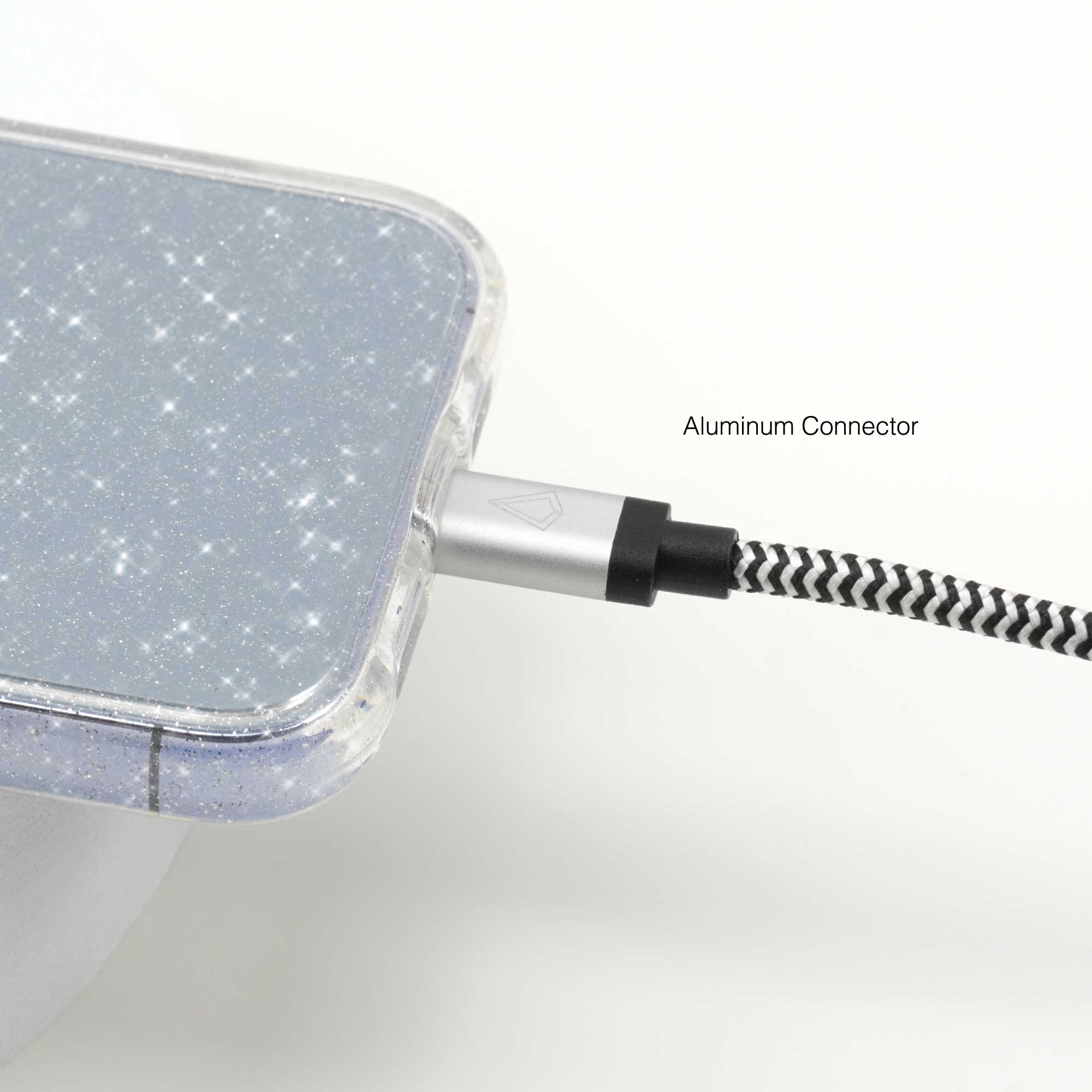 10 ft Braided Cable (USB-C to Lightning Cable)