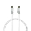 5 Ft. Braided White Cable (USB-C to USB-C)