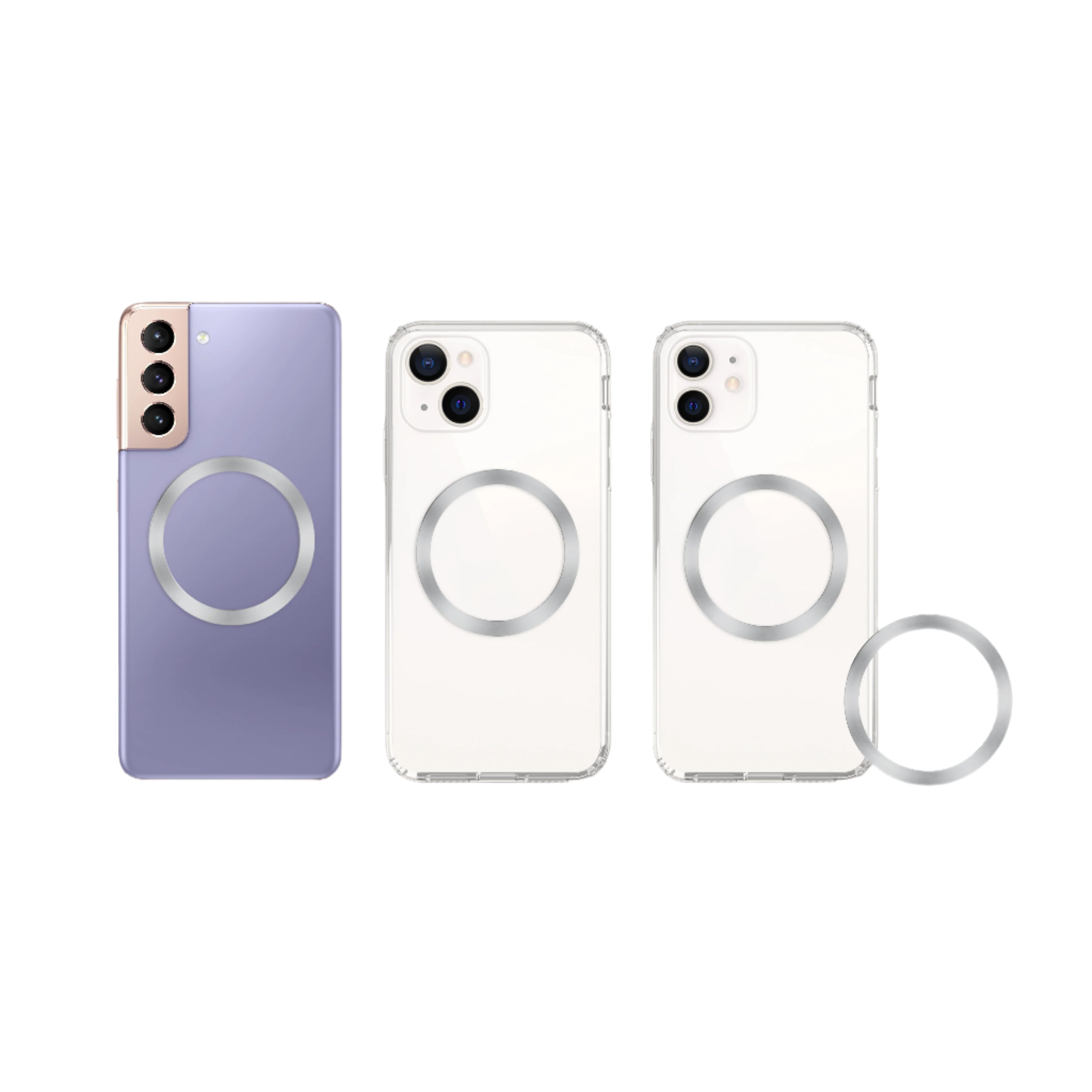 2 Metal Stickers for Cases