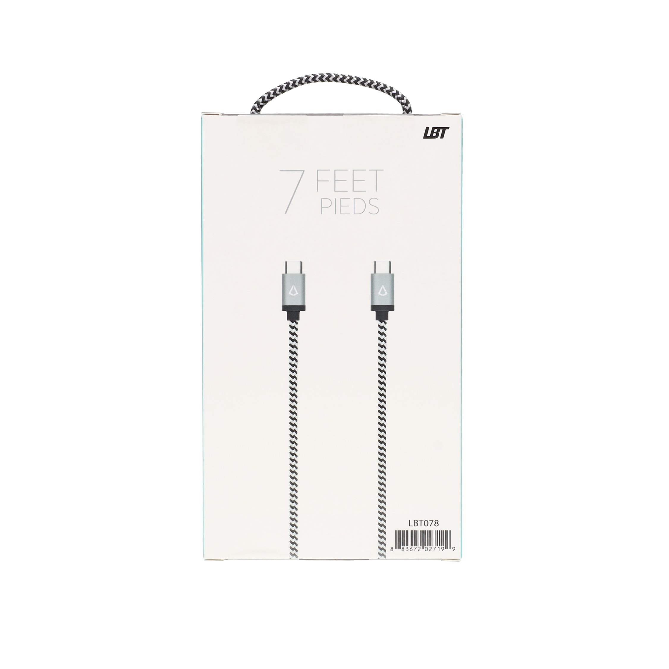 7 ft Braided Cable (USB-C to USB-C Cable)