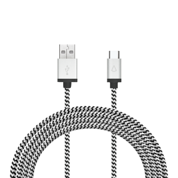 10 ft Braided Cable (USB-A to USB-C Cable)