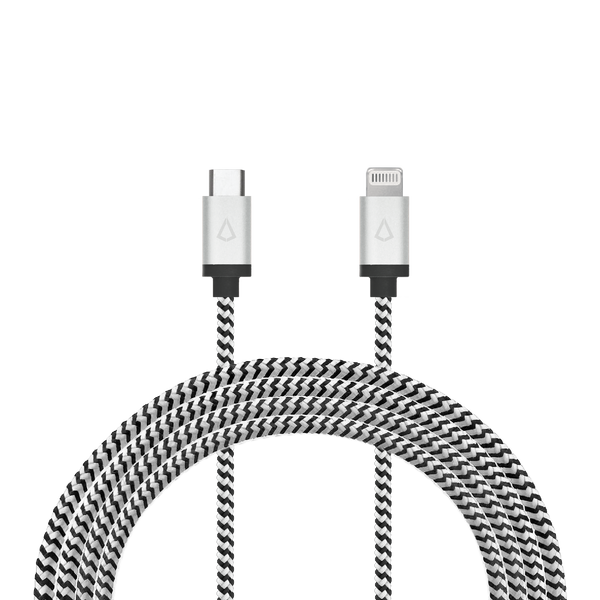 10 ft Braided Cable (USB-C to Lightning Cable)