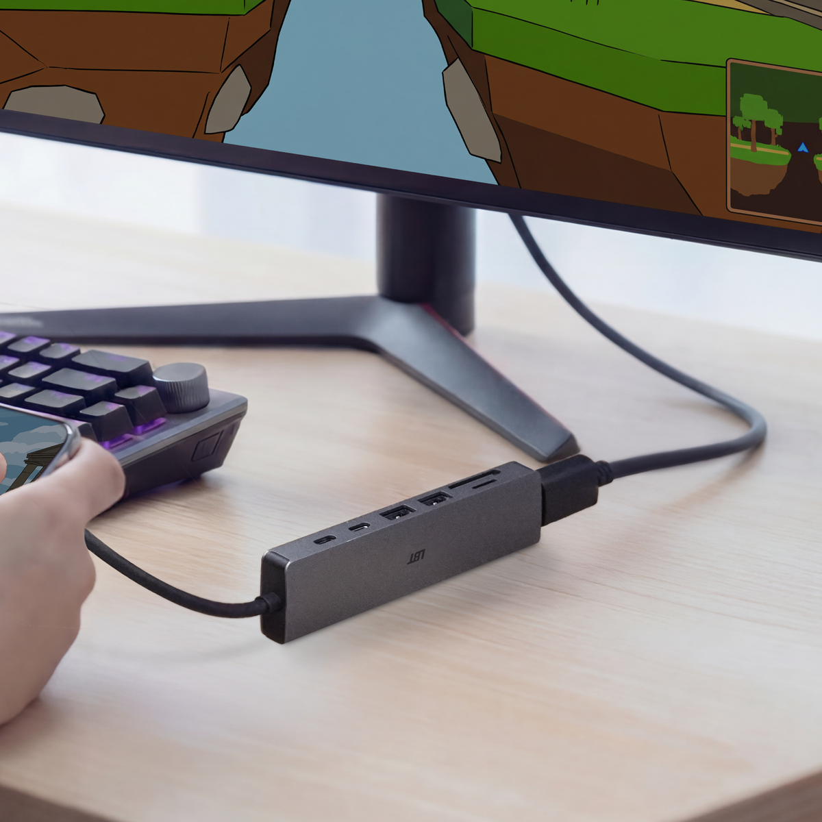 7-in-1 USB-C Hub for Phones and Laptops