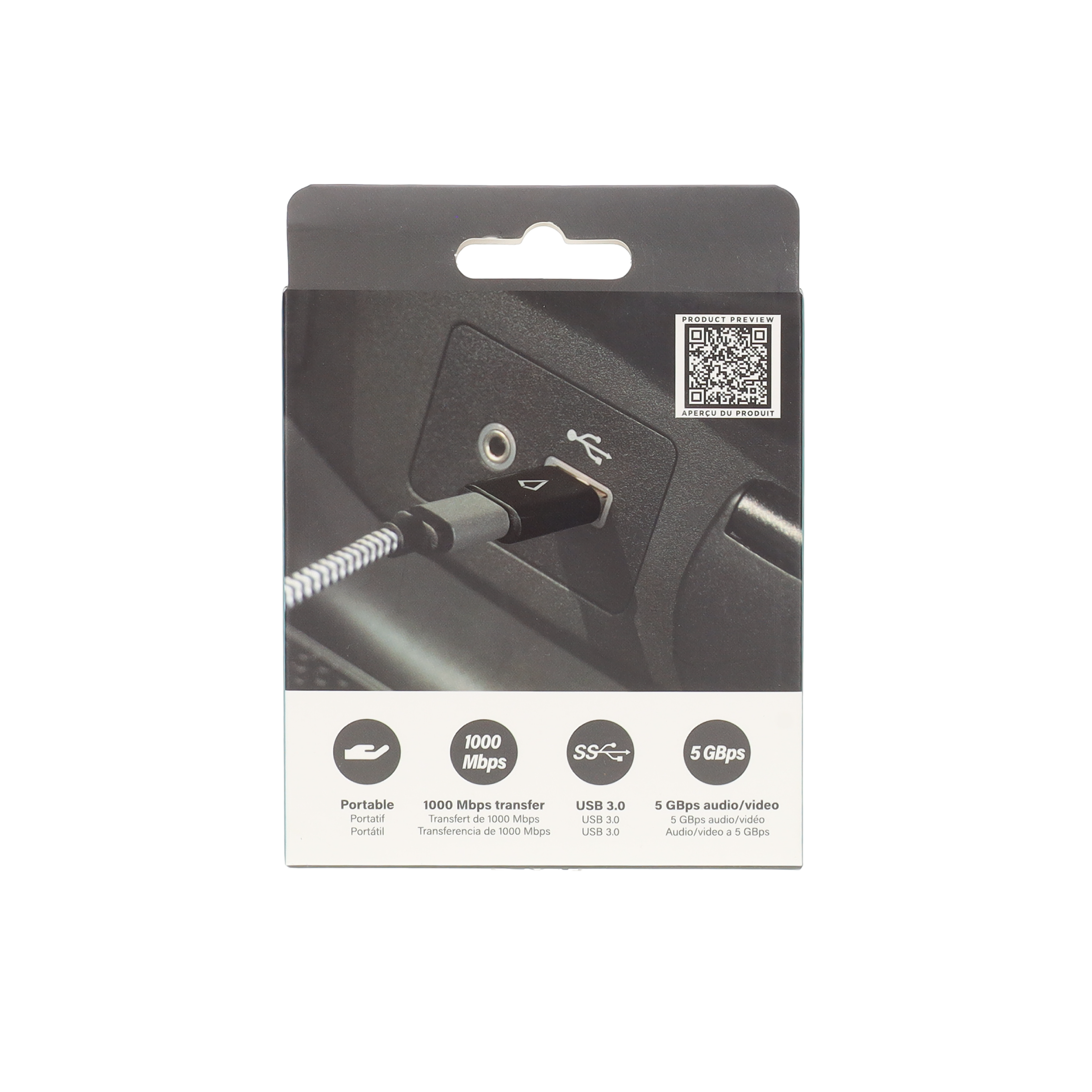 USB-A to C-Adapter (2 Pack)