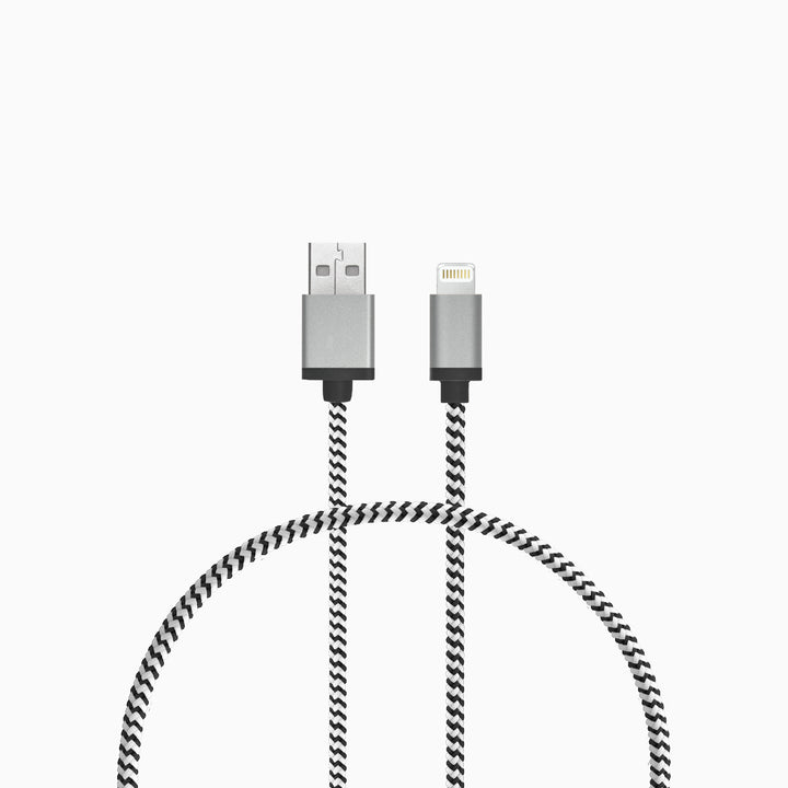 1 Ft. Braided Cable (USB-A to Lightning Cable)