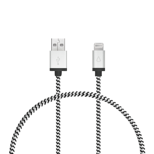1 ft Braided Cable (USB-A to Lightning Cable)