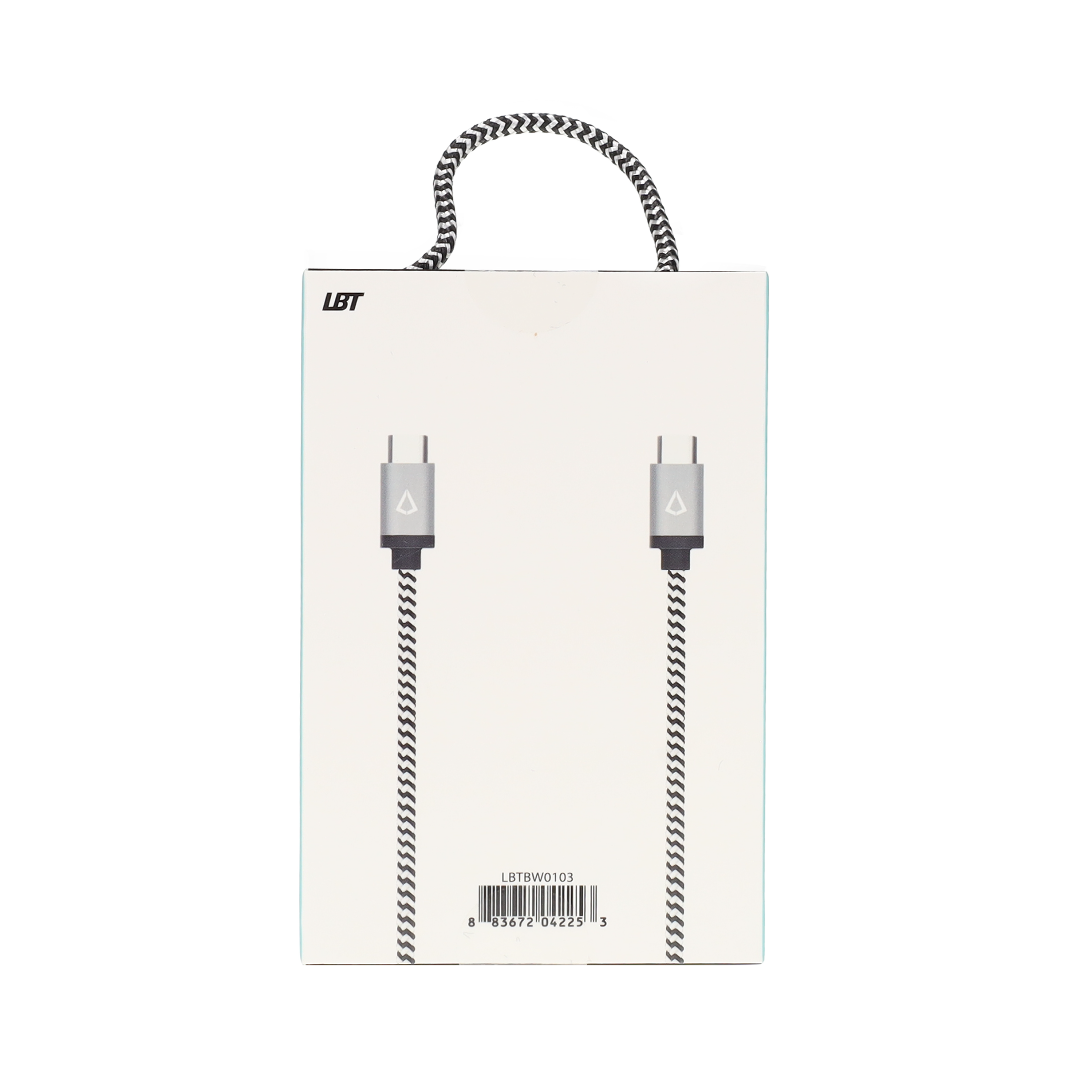 1 ft Braided Cable (USB-C to C Cable)