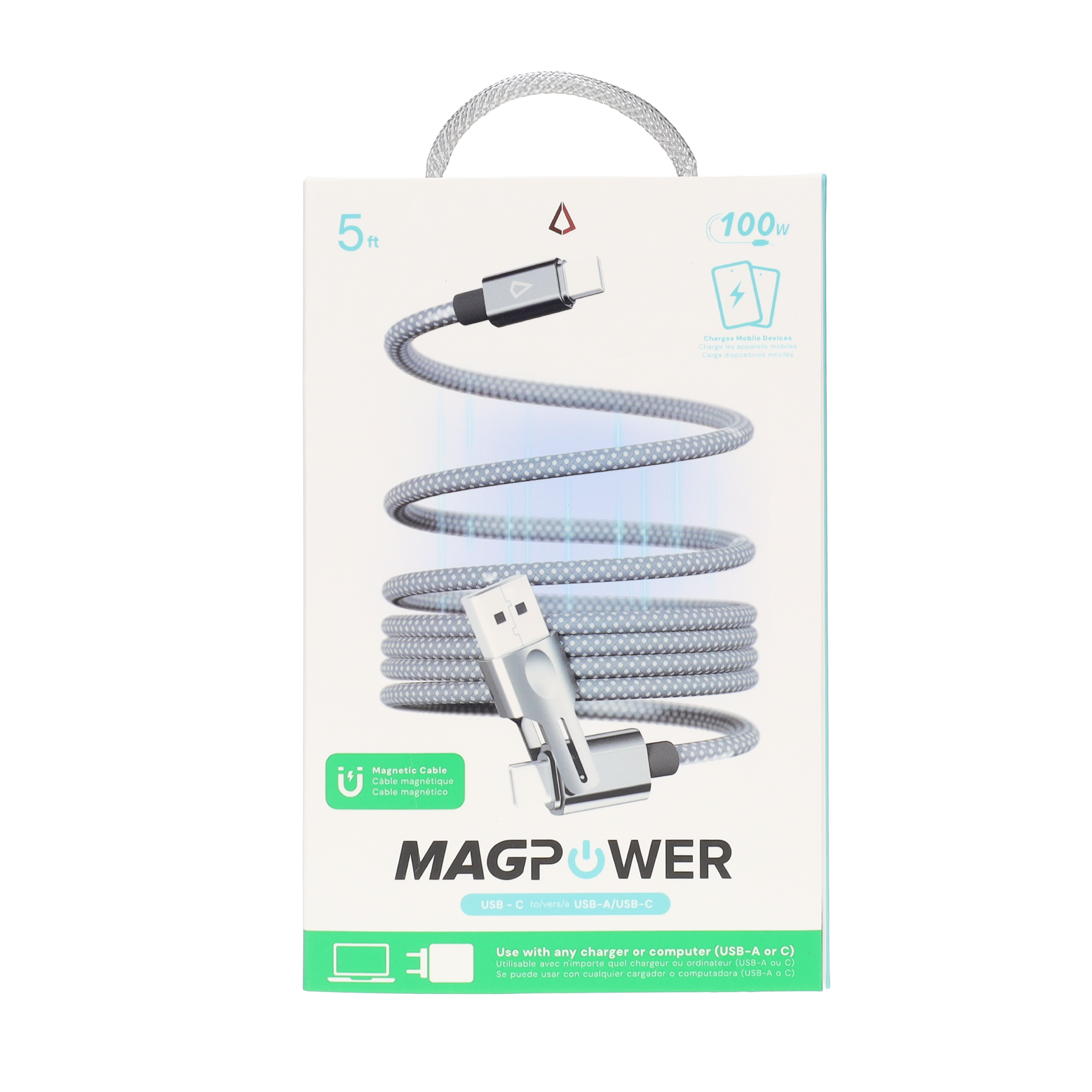 MagPower USB-C to USB-A/ USB-C 100W Cable