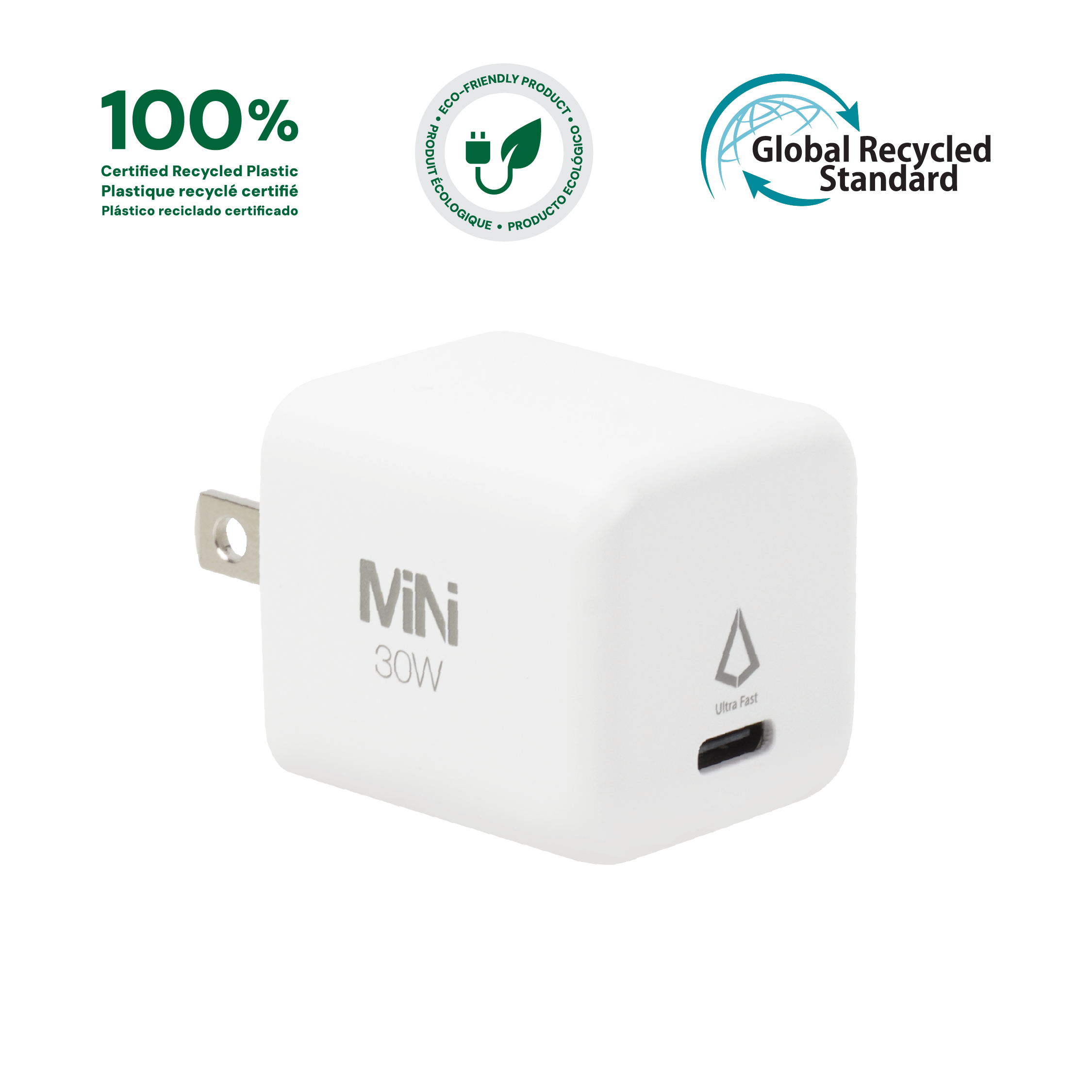 30W GaN PD Mini Wall Charger (GRS)