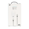 20W PD Wall Charger with 5 Ft. Braided Cable (USB-C to USB-C)
