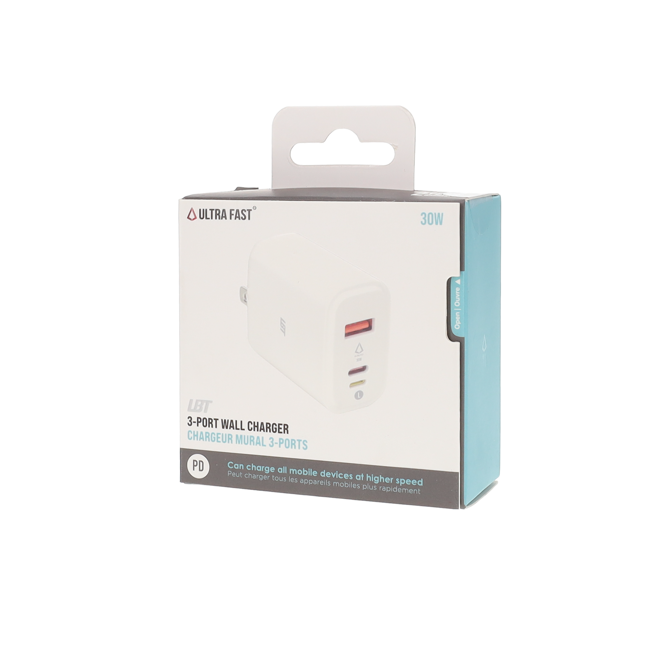 30W 3-port PD Wall Charger