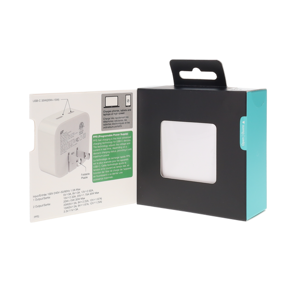 35W Dual-Port GaN PD Wall Charger (MiNi)