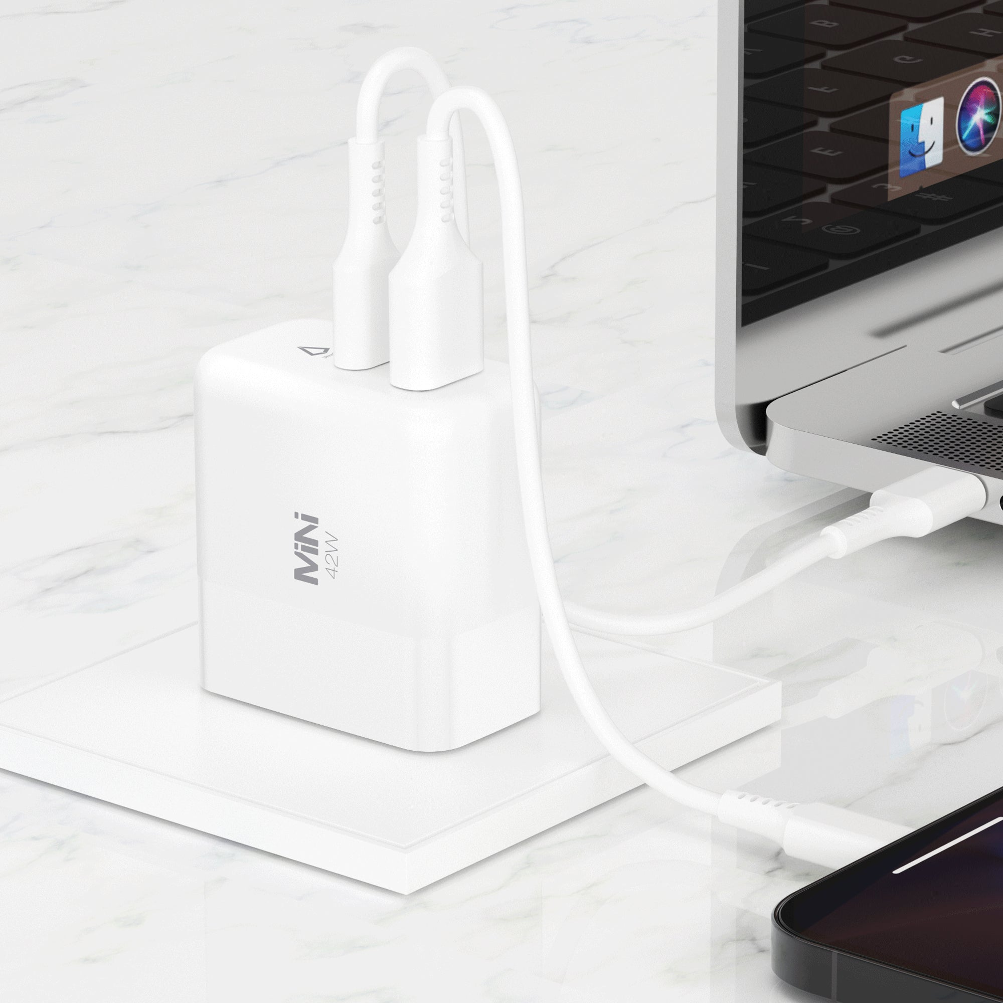 65W Dual-Port GaN PD Wall Charger (MiNi)