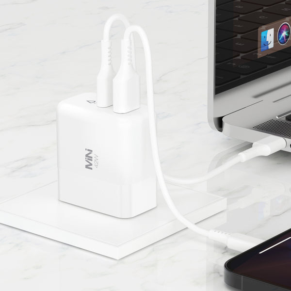 65W Dual-Port GaN PD Wall Charger (MiNi)