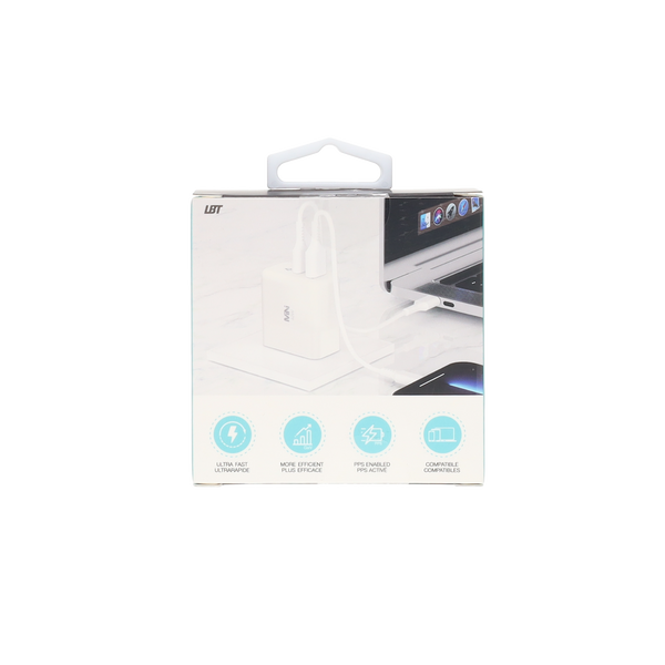 42W Dual-Port GaN PD Wall Charger (MiNi)