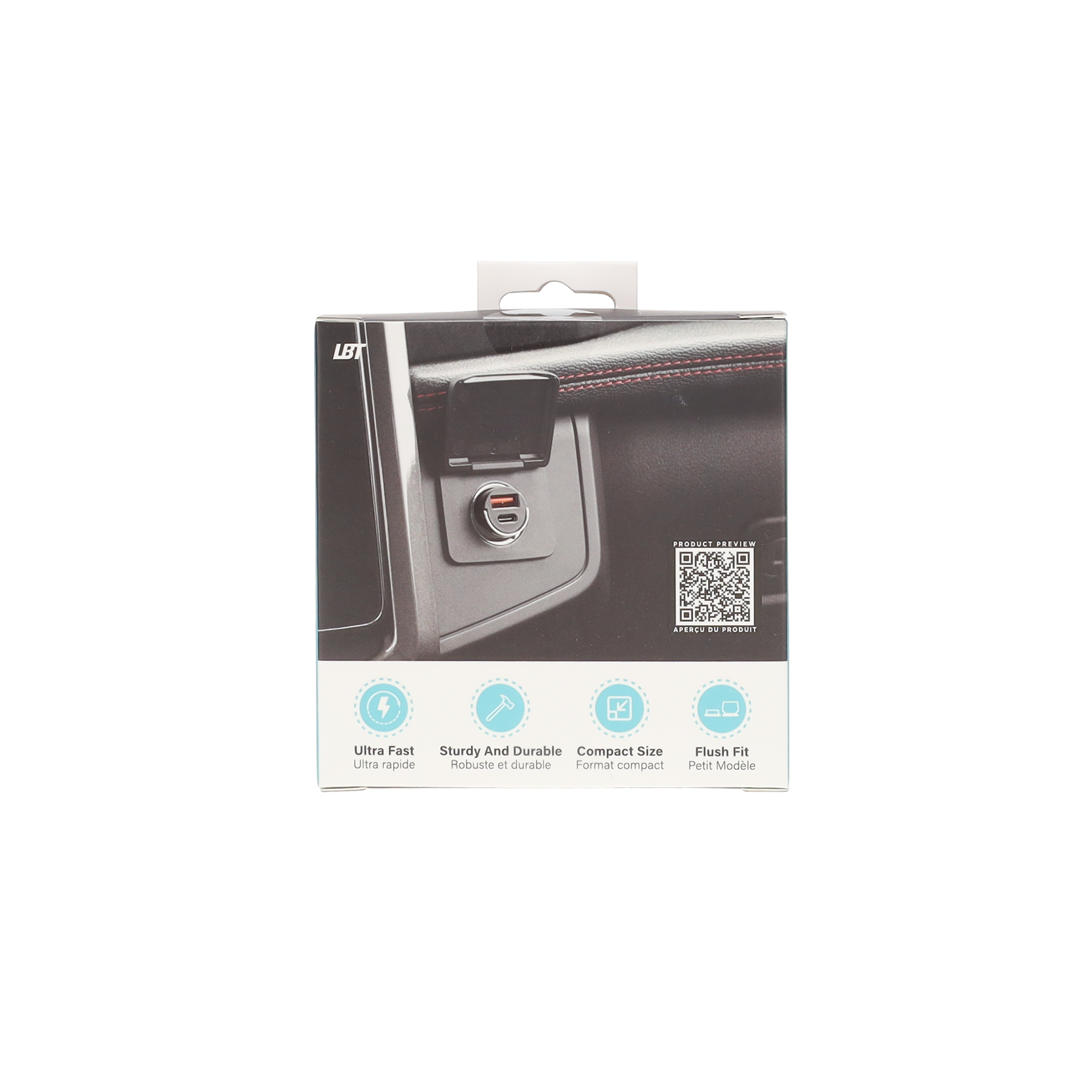 30W Dual Port PD Car Charger