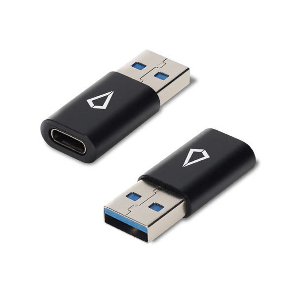 USB-A to C-Adapter (2 Pack)