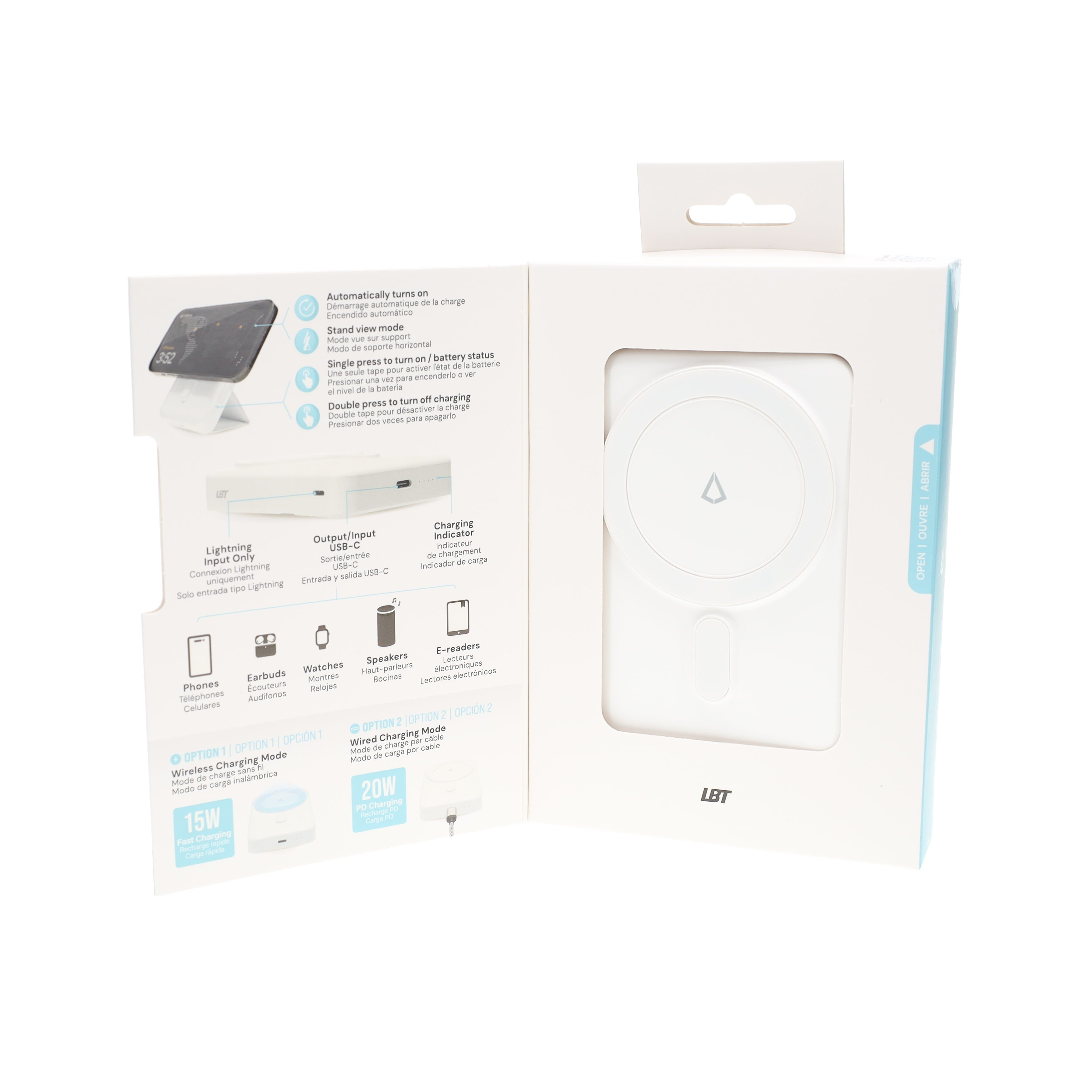 15W Magnetic Charging Power Bank Plus (10,000mAh)