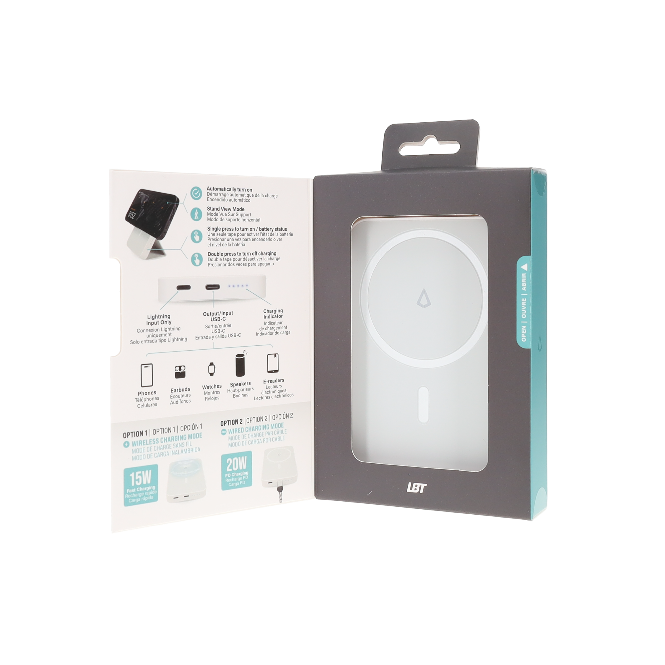 15W Magnetic Charging Power Bank (5,000mAh)