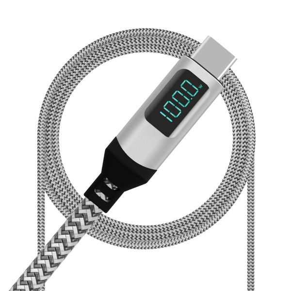 6 Ft. Powerview Braided Cable (USB-C to USB-C) (480Mbps/100W)