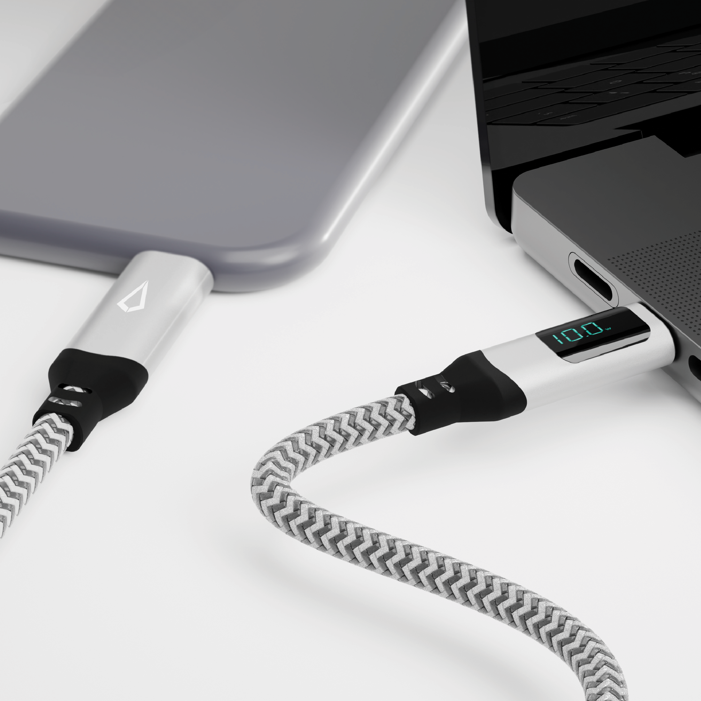 6 Ft. Powerview Braided Cable (USB-C to USB-C) (20 Gbps/100W)