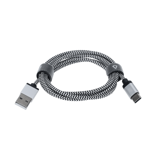 4 Ft. Braided Cable (USB-A to USB-C Cable)