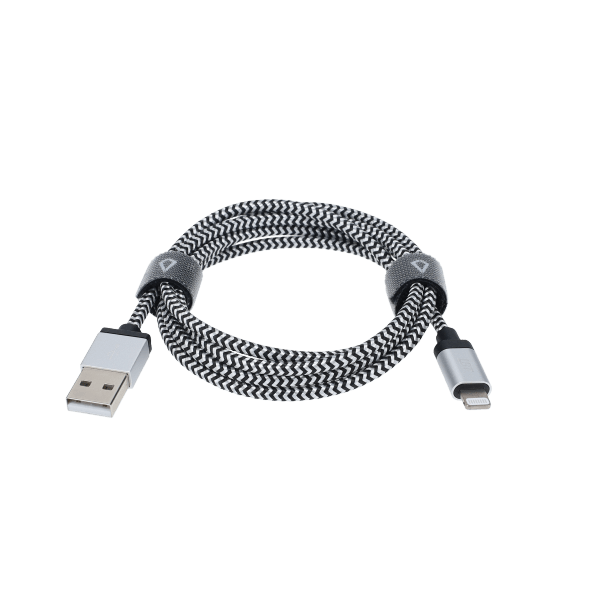 4 Ft. Braided Cable (USB-A to Lightning Cable)