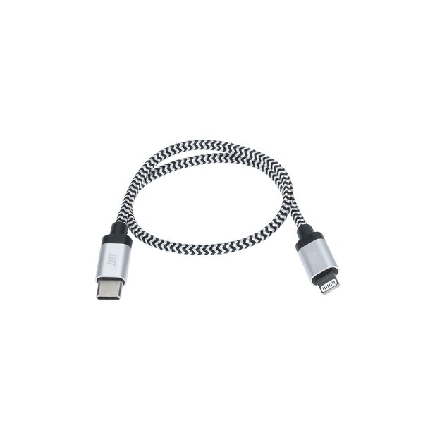 1 Ft. Braided Cable (USB-C to Lightning Cable)