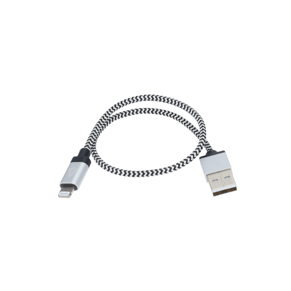 1 Ft. Braided Cable (USB-A to Lightning Cable)