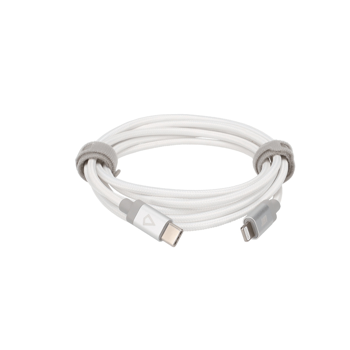 5 Ft. Braided White Cable (USB-C to Lightning)
