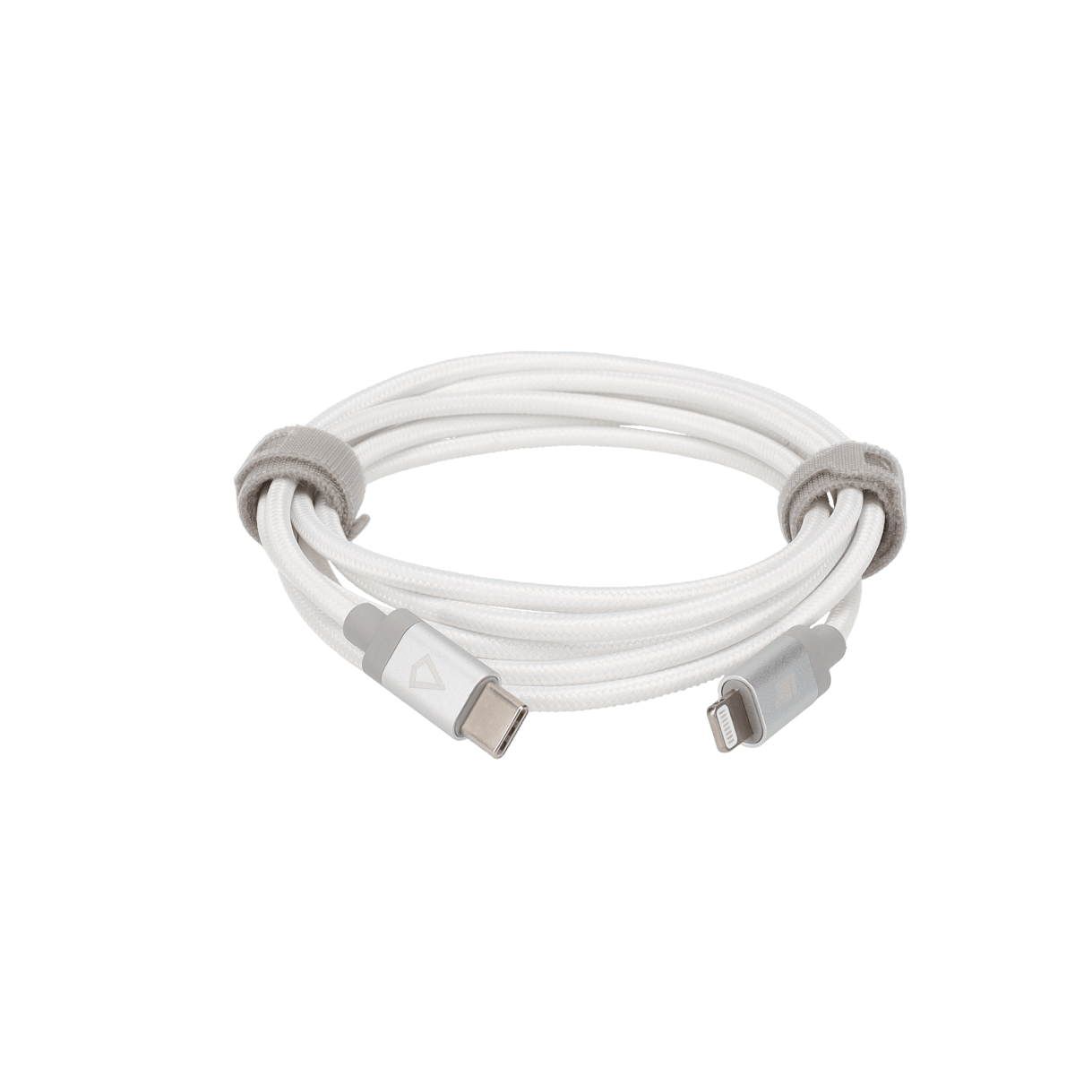 5 Ft. Braided White Cable (USB-C to Lightning)