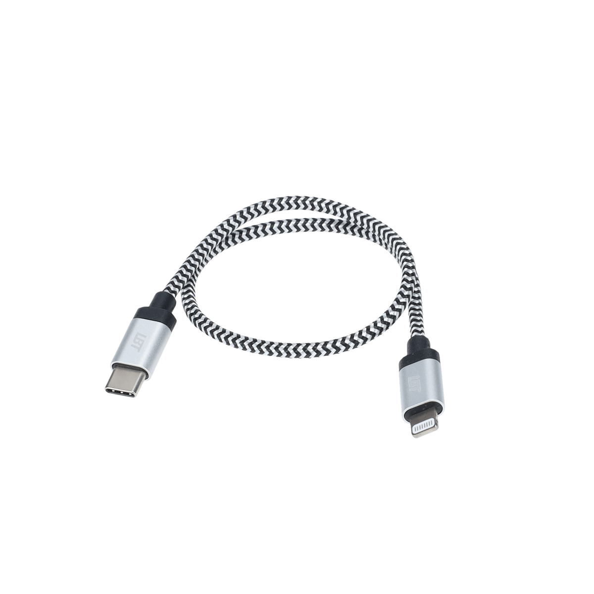 1 ft Braided Cable (USB-C to Lightning Cable)